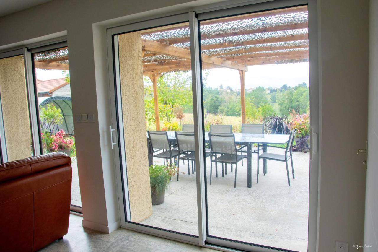 Villa de 5 chambres avec piscine interieure jardin clos et wifi a Panissieres Extérieur photo